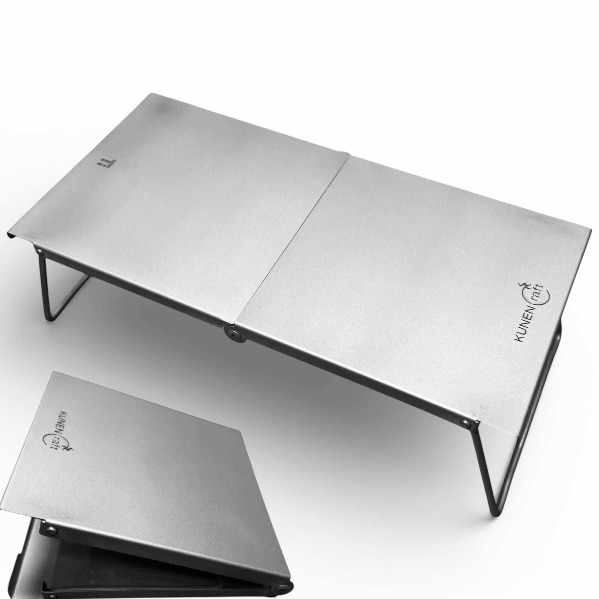 チタンテーブルT002｜262g超軽量・純チタン製ソロキャンプ用テーブル